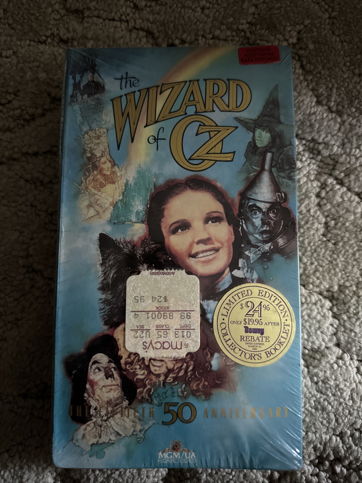 Rare Promo Wizard Of Oz 50th Anniversary VHS Downy Factory Sealed EBay rare-promo-wizard-of-oz-50th-anniversary-vhs-downy-factory-sealed-ebay