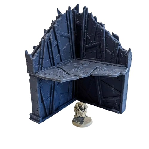 Dakka Dakka Ruinen - 28mm 3D gedrucktes Ork Gelände für Tabletop Wargaming - Bild 3 von 4