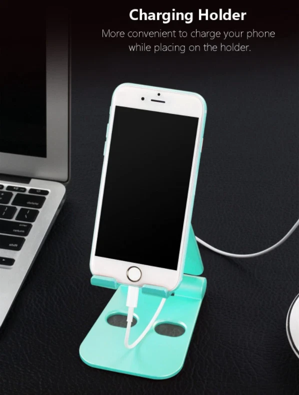 Soporte de escritorio plegable universal para teléfono celular tableta soporte de montaje ajustable Foto 4 de 4