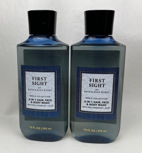 2 Bath & Body Works First Sight Men’s Collection 3-IN-1 Hair Face Body Washes - Picture 2 of 3