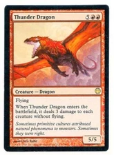 THUNDER DRAGON X1 MAGIC Mtg KNIGHTS vs. DRAGONS LIGHT PLAY (LP)  2011