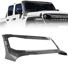 Windshield Frame Cover Visor Cowl Wled Spotlights For Jeep Wrangler Jl Jt 18-24 Windshield Frame Cover Visor Cowl Wled Spotlights For Jeep Wrangler Jl Jt 18-24