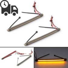 43mm-46mm Fork LED Turn Signal Strip Amber Light Kit For Victory Honda U8