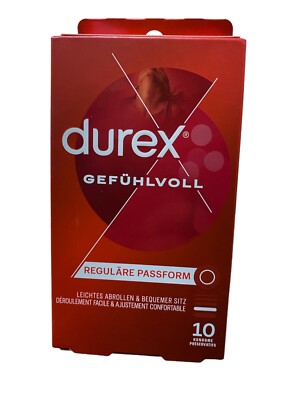 Durex Gefühlvoll Kondome 2x10er Pack Reguläre Passform Neu (187)