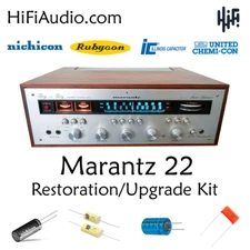 Marantz model 22 rebuild restoration recap upgrade kit repair filter capacitor