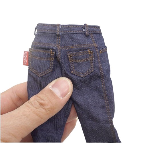 Figura de acción escala 1/6 - Jeans y cinturón para accesorios corporales de figura de acción de 12" - Imagen 5 de 7