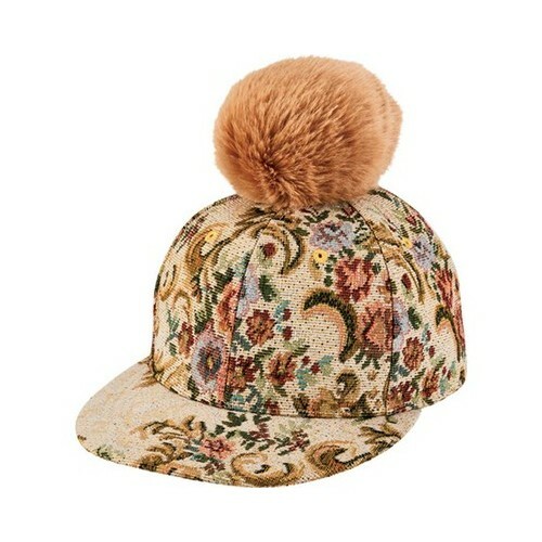 faux fur baseball cap