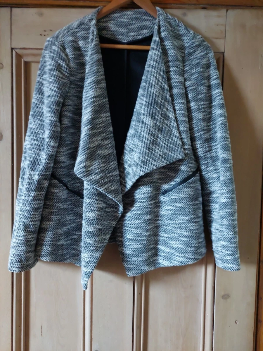Black waterfall jacket uk top