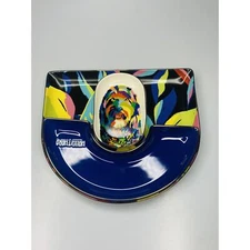 Tabitha Brown Nesting Trays 3 Piece Set Lemons and Dog, Trinket Trays NEW IN BOX