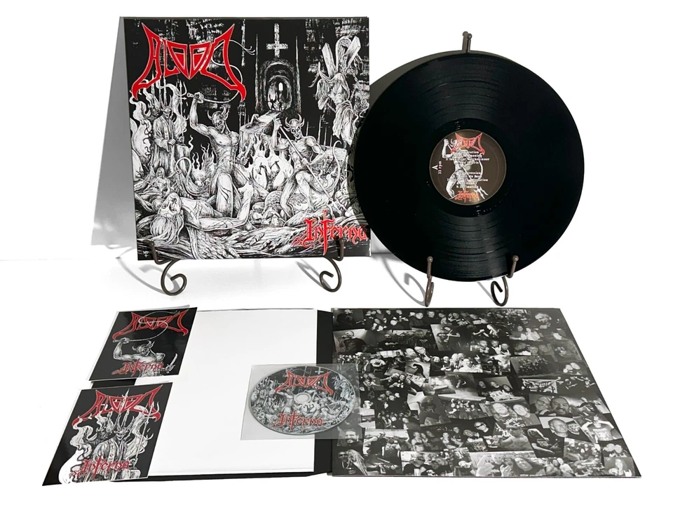 Пластинка долгоиграющая BLOOD Inferno Gatefold с компакт-диском черный винил отталкивание к богохульству импетиго - Изображение 2 из 4