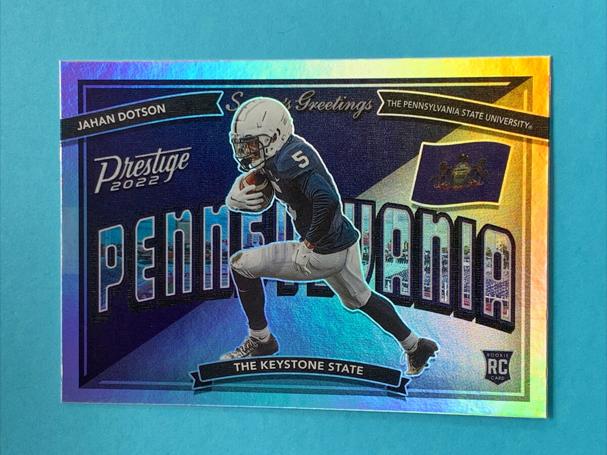 2022 Panini Prestige Jahan Dotson Rookie Seasons Greetings 2022 Panini Prestige Jahan Dotson Rookie Seasons Greetings
