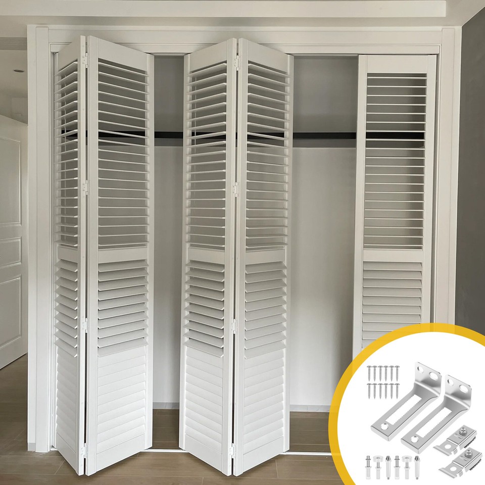 22Pcs Bifold Door Hardware Repair Kit Closet Door Hardware Kit BiFold