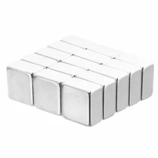 1/2 x 1/2 x 1/4 Inch Strong Neodymium Rare Earth Block Magnets N42 (15 Pack)