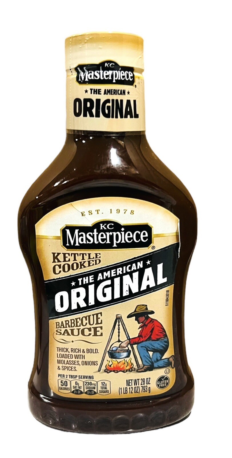 KC Masterpiece Kettle Cooked Original BBQ Sauce 28 oz