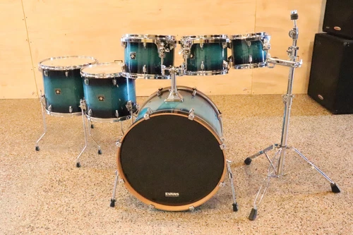 Tama SuperStar Classic 6pc Drum Kit Set Indigo Burst Lacquer 22/16/14/12/10/8"
