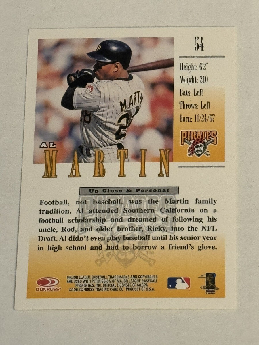 Al Martin 1998 Donruss Studio Authentic Signed Autograph Auto Card 