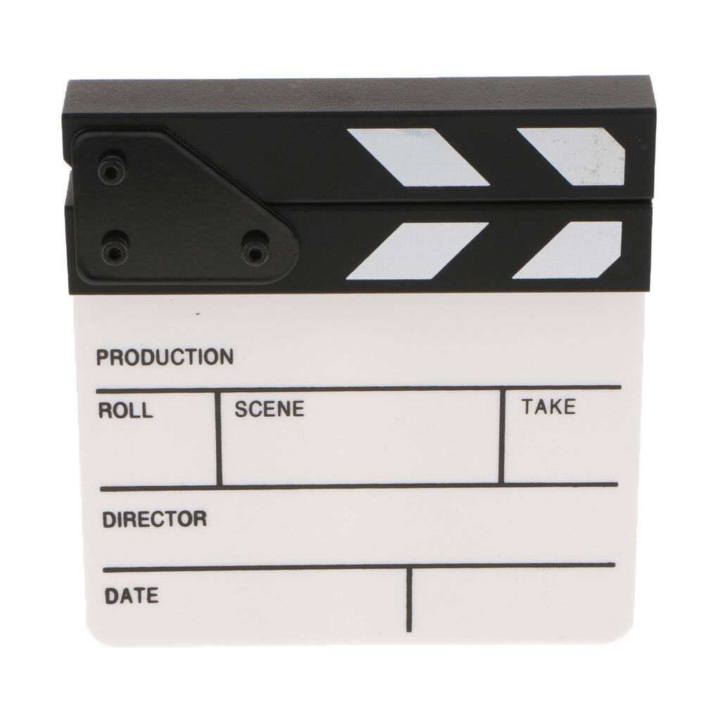 Acrylic Movie Film Clapboard Photography Accessory Clapper Board Black White