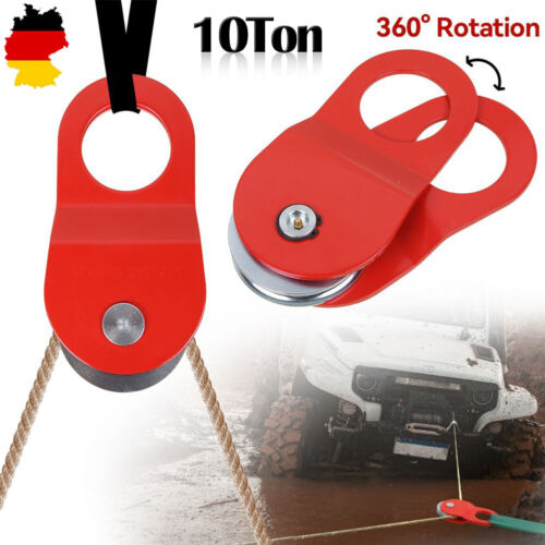 Umlenkrolle 10T Forstseilwinde Lastenzug Seilzug Snatchblock Seilrolle Werkstatt - Bild 3 von 18