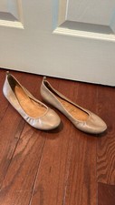 Tan Leather Ballet Flats