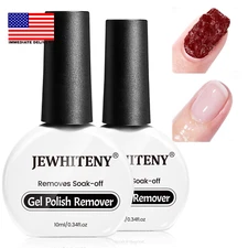 10ML Gel Nail Polish Remover 2Pcs Professional Gel Remover for Nails 3-5 Minutes