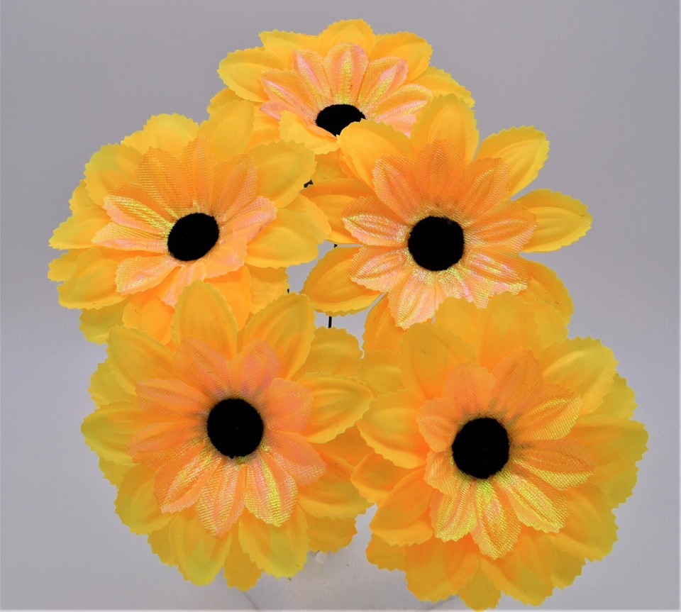 30 Gerbera Daisy Artificial Silk Flowers Free Shipping eBay