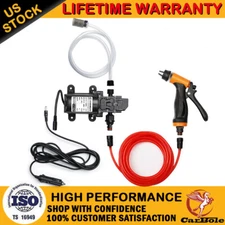 12V Spray Gun 160 PSI Electric Electric Car Auto Cleaner Washer Water Pump Kit