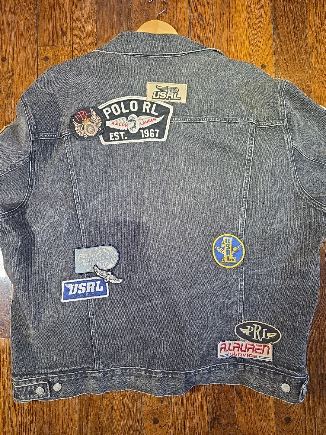 Polo Ralph Lauren Jacket (3XLT) & Jeans( Size 46) Set & (Custom Hat) image 8