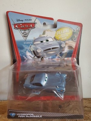 Disney Cars 2 Deluxe HYDROFOIL FINN MCMISSILE creased | eBay