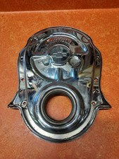 Big Block V8 Chevy Chrome Timing Chain Cover Wembossed Bowtie Big Block V8 Chevy Chrome Timing Chain Cover Wembossed Bowtie