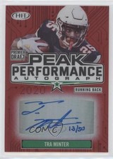 2020 Sage Hit Peak Performance Red 13/50 Tra Minter #PKA-TM Auto 6l7