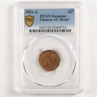 1911-S Lincoln Wheat Cent 1c AU Details PCGS 31693
