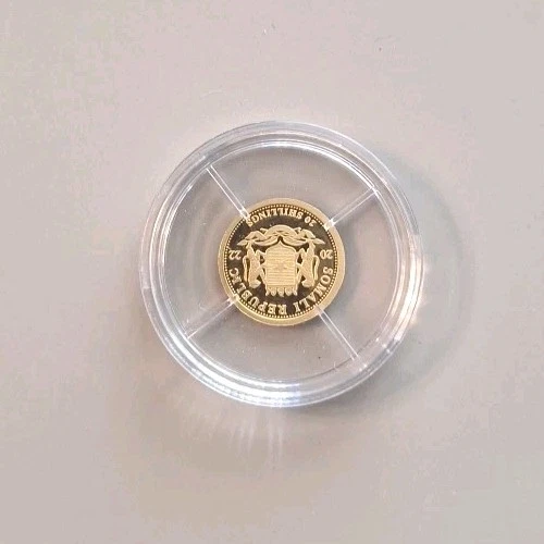 Moneda de 20 chelines África somalí elefante somalí puro .9999 de oro 2022 de 1/2 gramo Foto 2 de 4
