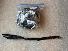 Jordan Lanyards Detachable Keychain Badge ID Holders Red Black Lot of 20 NWT