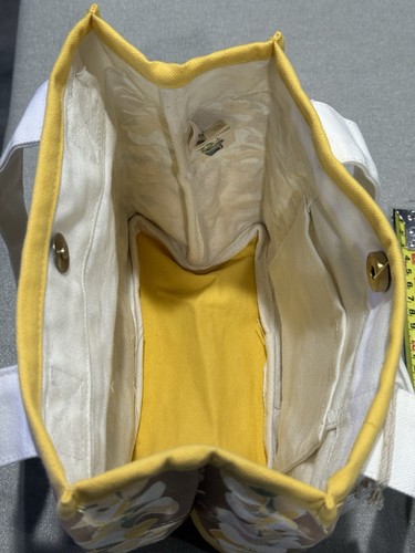 Neu mit Etikett Whole Foods Hawaii exklusive gelbe Plumeria Lei Mini Öko Beuteltasche Tasche - Bild 8 von 9