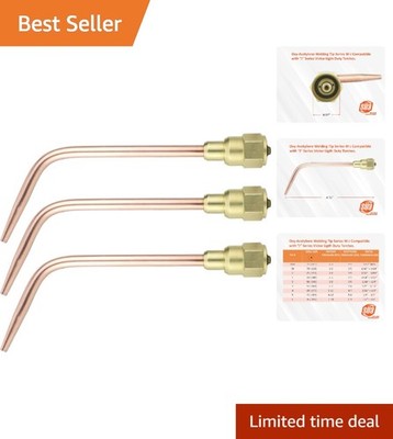 Oxy-Acetylene Welding Tip Series W-J for Victor J Handles 3-Pack