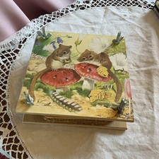 Vintage wood Flower Press 15 Cm square