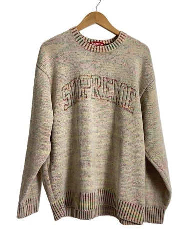 Pull tricot Supreme (épais XL acrylique beige RN101837 Occasion