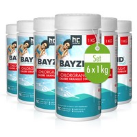 Chlorgranulat Pool 6 X 1Kg - Schnell LöSlich Desinfektion Schnell Chlor Granulat