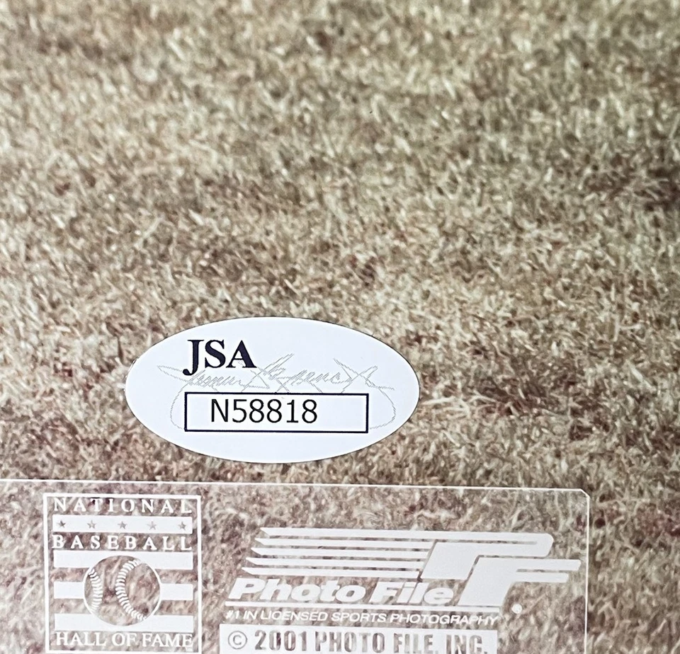 Monte Irvin Signed 8x10 New York Giants Baseball Photo JSA - Image 3 of 3