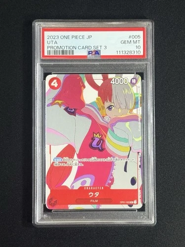 PSA 10 Uta OP01-005 Promo R Matching Battle 2023 One Piece Card Japanese