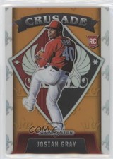 2022 Panini Chronicles Crusade Neon Orange Prizm 9/19 Josiah Gray #6 uk2