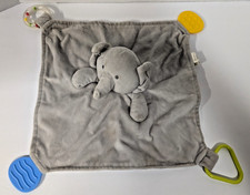 Modern Baby Soft Lovey/Security Blanket Elephant attached toys