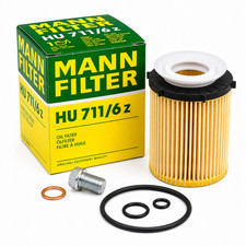 Ölfilter MANN-FILTER HU 711/6 z mit Ölablassschraube für Mercedes-Benz Infiniti Ölfilter MANN-FILTER HU 711/6 z mit Ölablassschraube für Mercedes-Benz Infiniti
