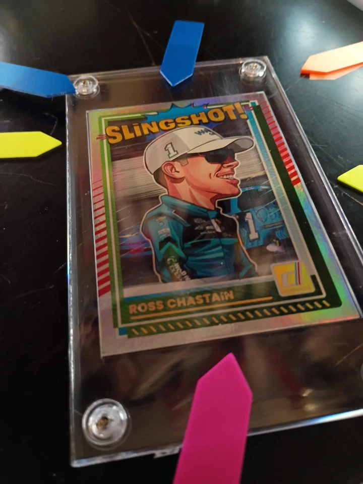 2025 Panini Donruss #5 Ross Chastain ¡Honda! Tarjeta de carreras SSP Case Hit NASCAR Foto 2 de 4