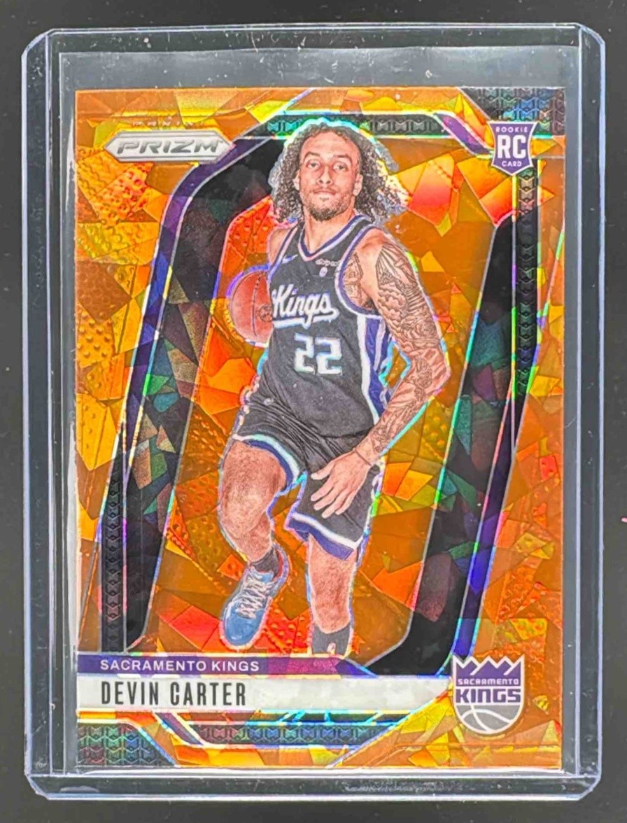 EL.180 Devin Carter 2024 Panini Prizm #231 Orange Ice Rookie RC