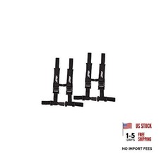 Harnesses 2" 4 Point 2 Pack Black