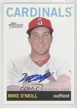 2013 Topps Heritage Minor League Edition Real One Mike O'Neill #ROA-MON Auto l5x