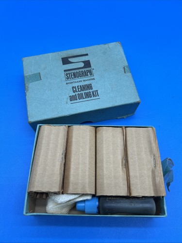 Stenograph Shorthand Machine Cleaning and Oiling Kit
