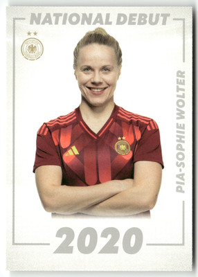 Panini DFB Frauen Team Set 2025 No. DEB-25 Pia-Sophie Wolter National Debut 2020
