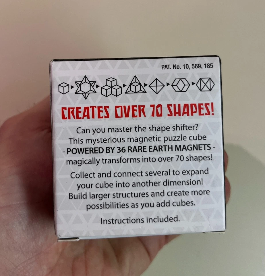 Shashibo Shape Shifting Box Artist Series, Powered by 36 Rare Earth Magnetics - Image 4 of 4